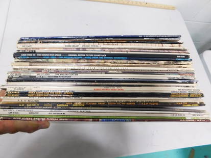 Vinyl Record Lot including Huey Lewis, Marshall Tucker, Outlaws, Ronnie Milsap, Star Trek, Billy Joe: Vinyl Record Lot including Huey Lewis, Marshall Tucker, Outlaws, Ronnie Milsap, Star Trek, Billy Joel, Robert Plant, Robert Palmer, Santana, Herb Alpert, Etc. Overall Vinyl is in decent shape and shou