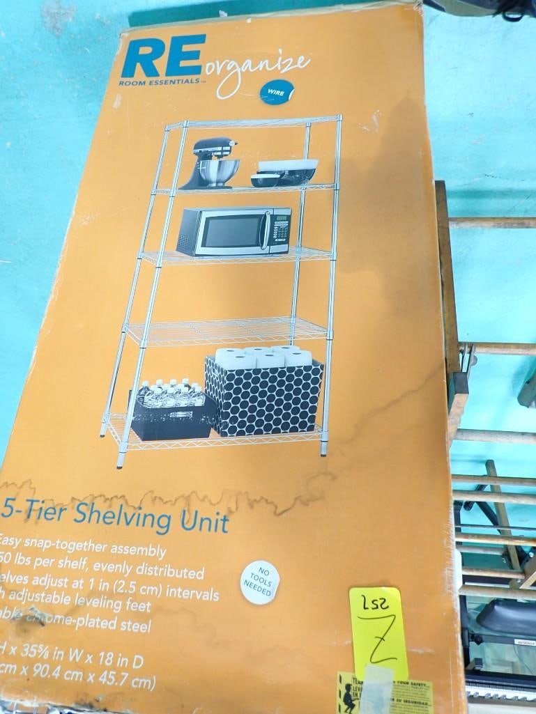 5 Teir Shelving Unit - New in open box (1 of 3)