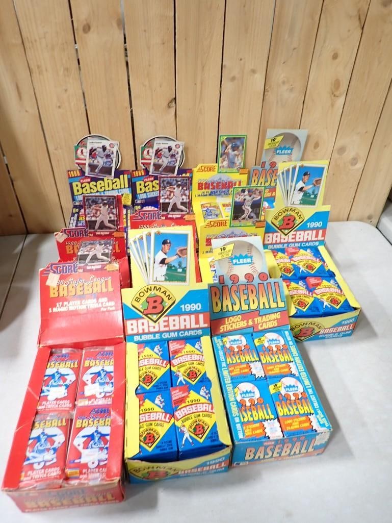 Huge Lot of Sealed Packs of Baseball Cards (1 of 10)