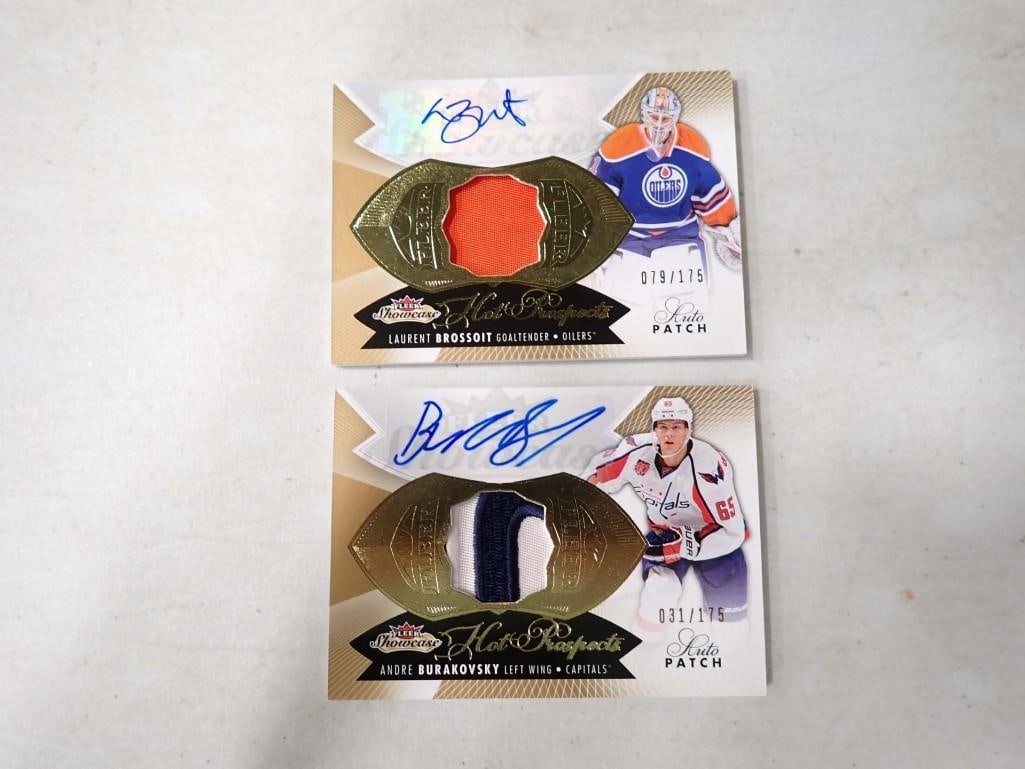 Hockey Autograph Game Used Jersey Patch Rookie Cards (1 of 5)