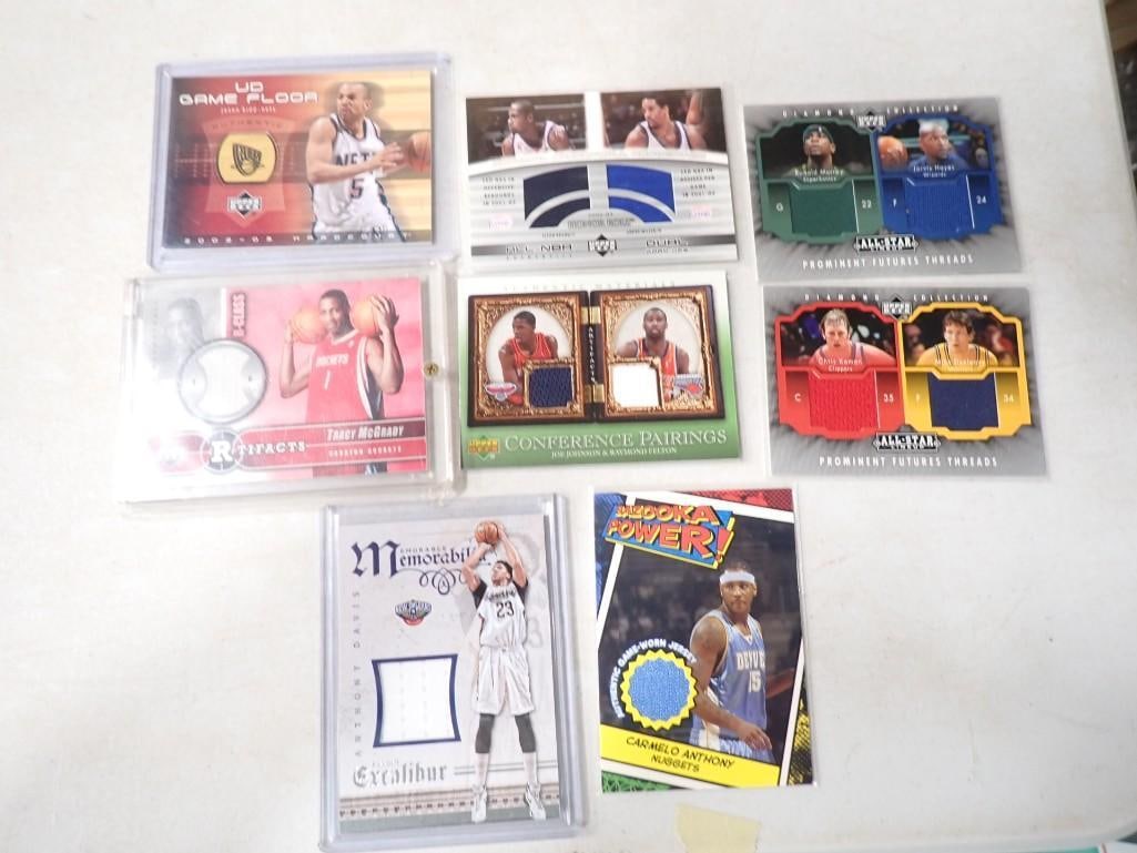 Basketball Game Used Jersey Cards: Basketball Game Used Jersey Cards