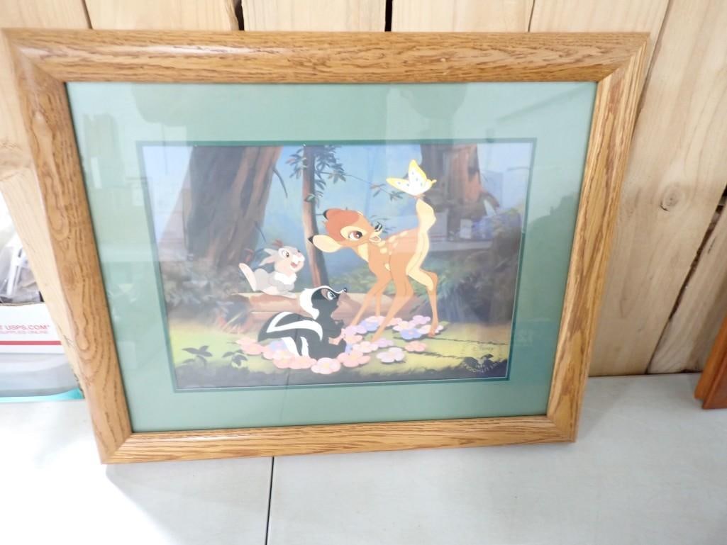 Walt Disney Bambi Framed Lithograph (1 of 3)
