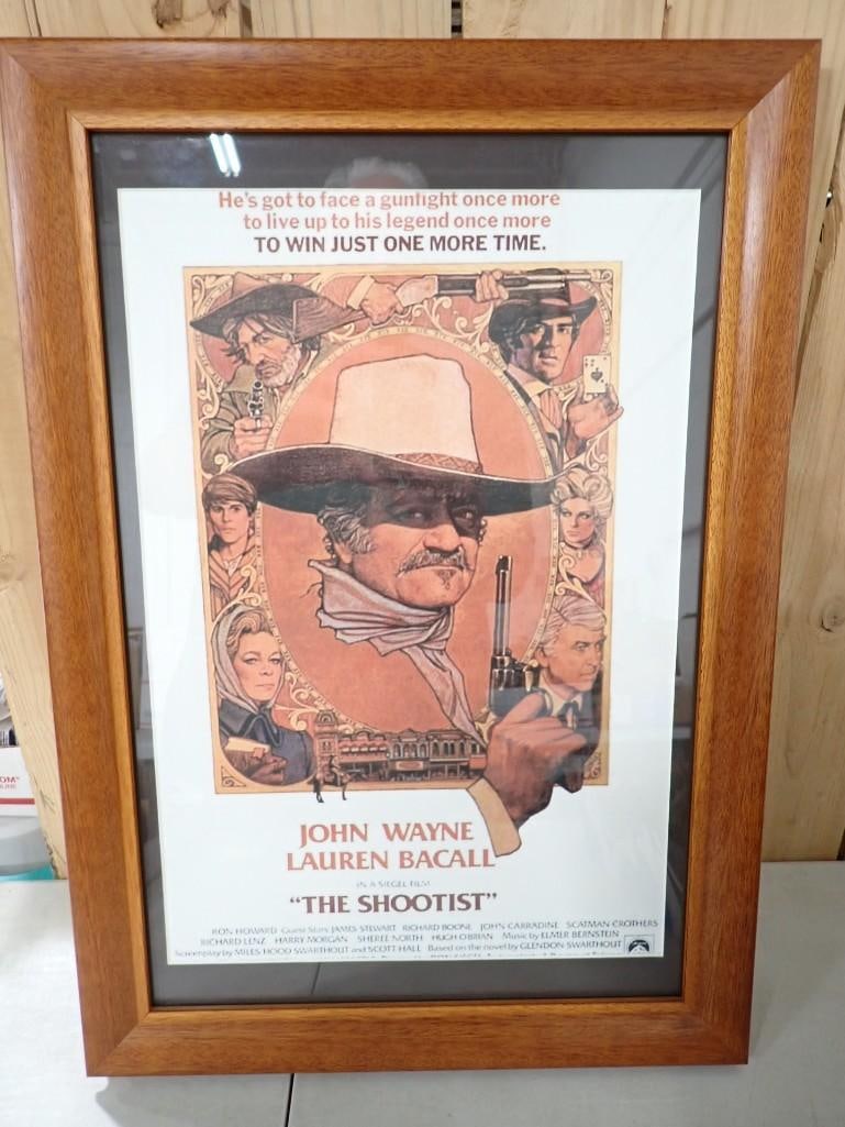 Framed John Wayne "The Shootist" Movie Poster (1 of 3)