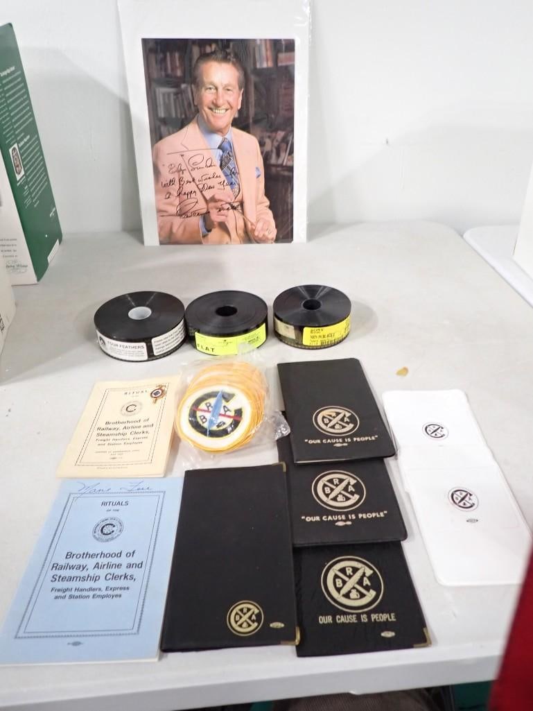 Misc Lot incl Lawrence Welk Autograph - NO COA, 35mm Movie Trailers incl Men in Black II, Brotherhoo (1 of 11)