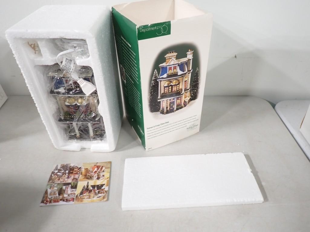 Dept 56 Dickens Village Series Teaman @ Crupp China Shop Christmas Village Building in Original Box: Department 56 Dickens Village Series Teaman @ Crupp China Shop Christmas Village Building in Original Box