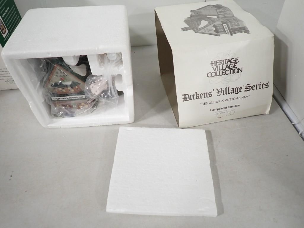 Dept 56 Heritage Village Collection Dickens Village Series Giggelswick Mutton @ Ham Christmas: Department 56 Heritage Village Collection Dickens Village Series Giggelswick Mutton @ Ham Christmas Village Building in Original box