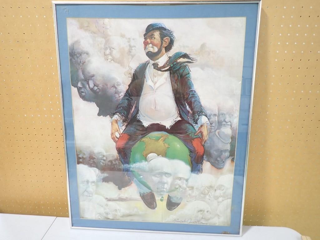 Robert Owen Clown Print (1 of 5)