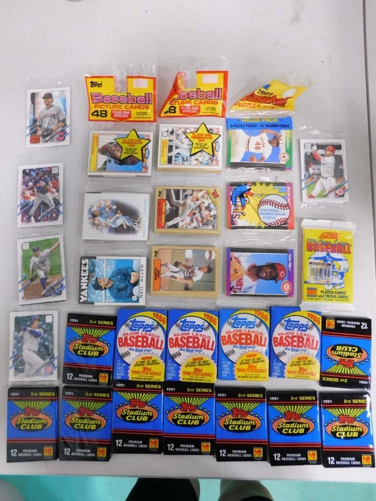 Unopened Factory Sealed Baseball Packs and Rack Packs (1 of 4)