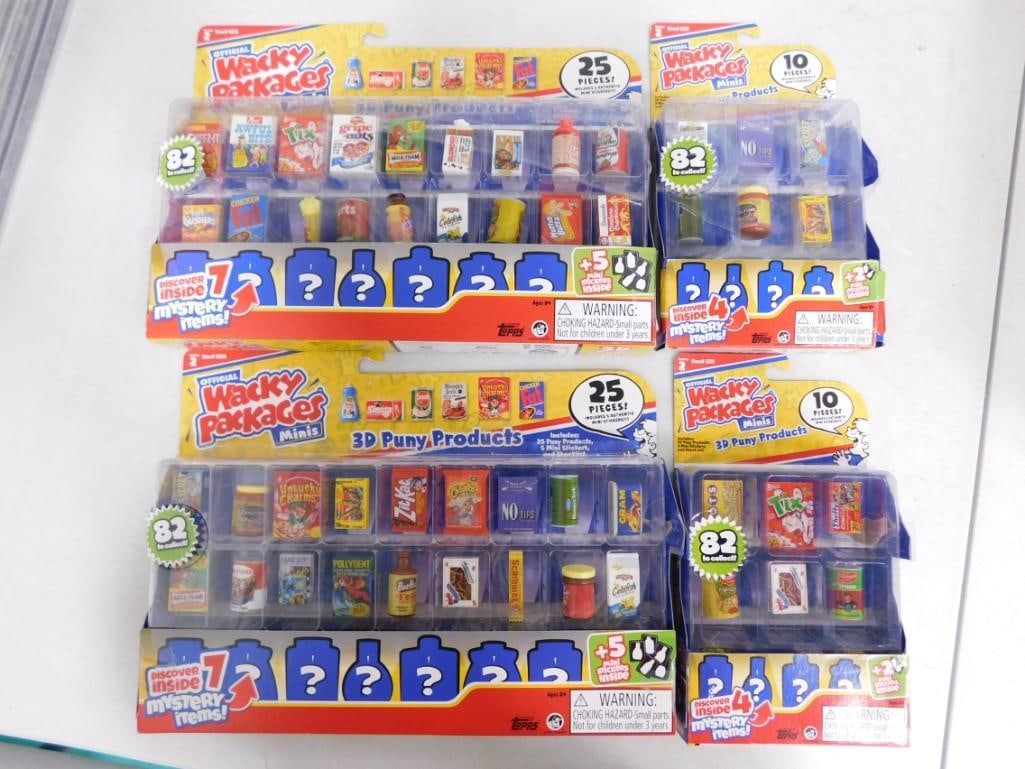 Wacky Packages Minis Lot of 4 Boxes (1 of 10)