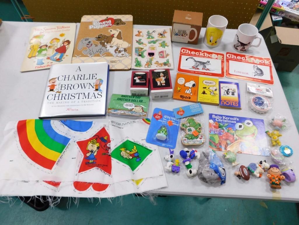 Nostalgic 1980s-90s Snoopy, Kliban Cat, Care Bears, Toys, Collectibles, Etc Lot (1 of 7)