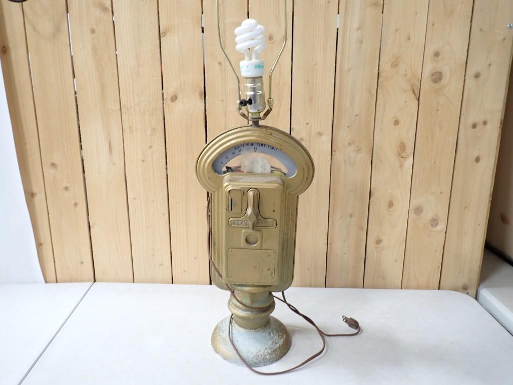 Vintage Parking Meter converted into a lamp (1 of 2)