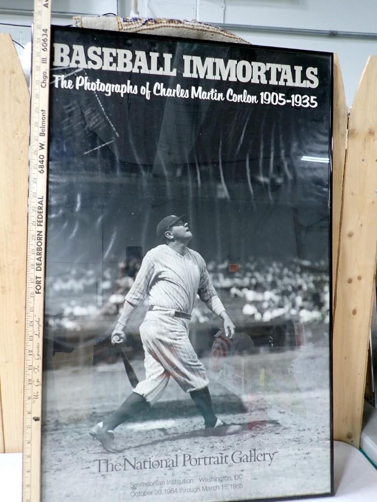 Baseball Immortals Babe Ruth The Photograph of Charles Martin Conlon Print 23" x 35" (1 of 6)