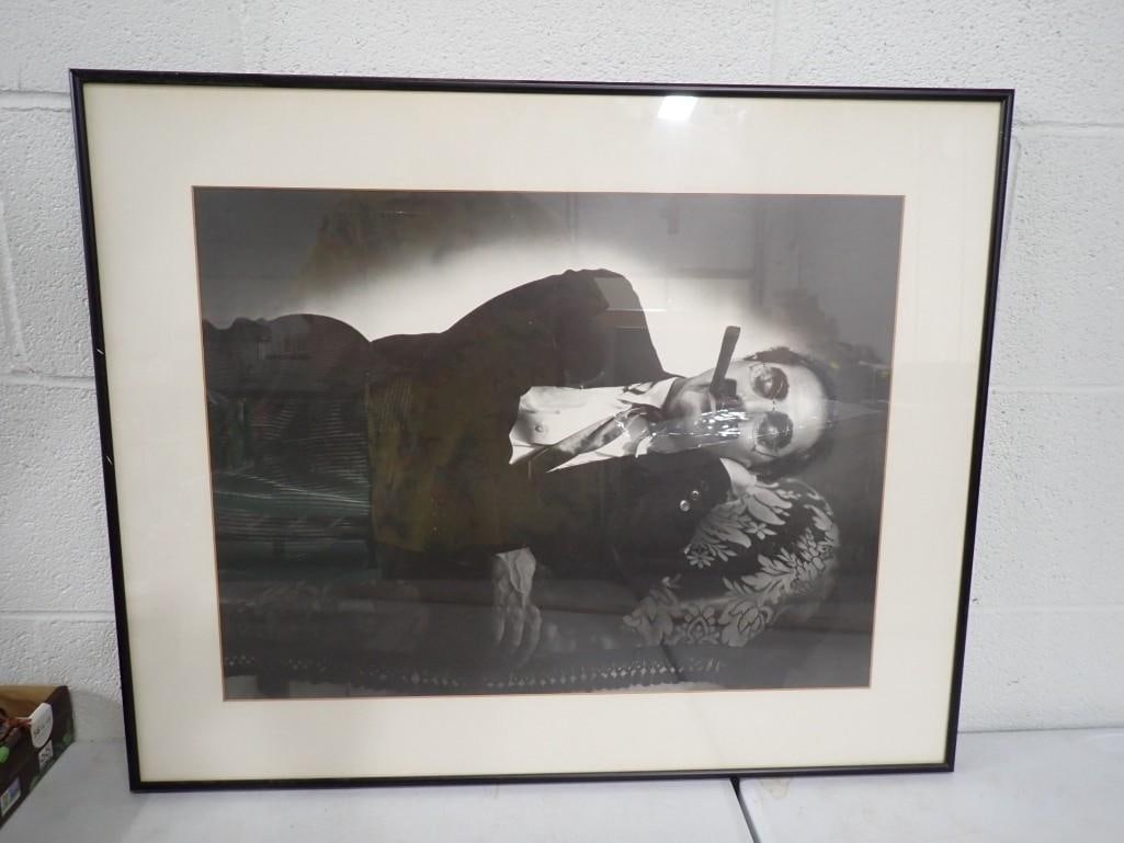 Groucho Marx Framed and Matted Print 22" x 27": Groucho Marx Framed and Matted Print 22" x 27"
