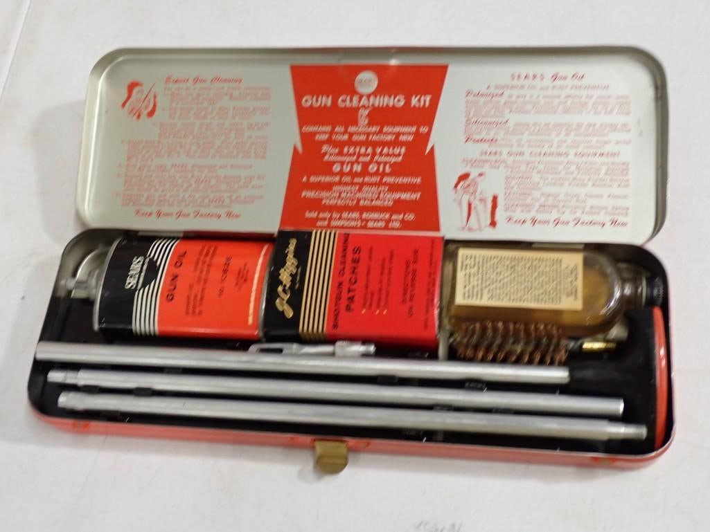 Sears Roebuck & Co 2140 Vintage Gun Cleaning Kit: Sears Roebuck & Co 2140 Vintage Gun Cleaning Kit . Appears unused