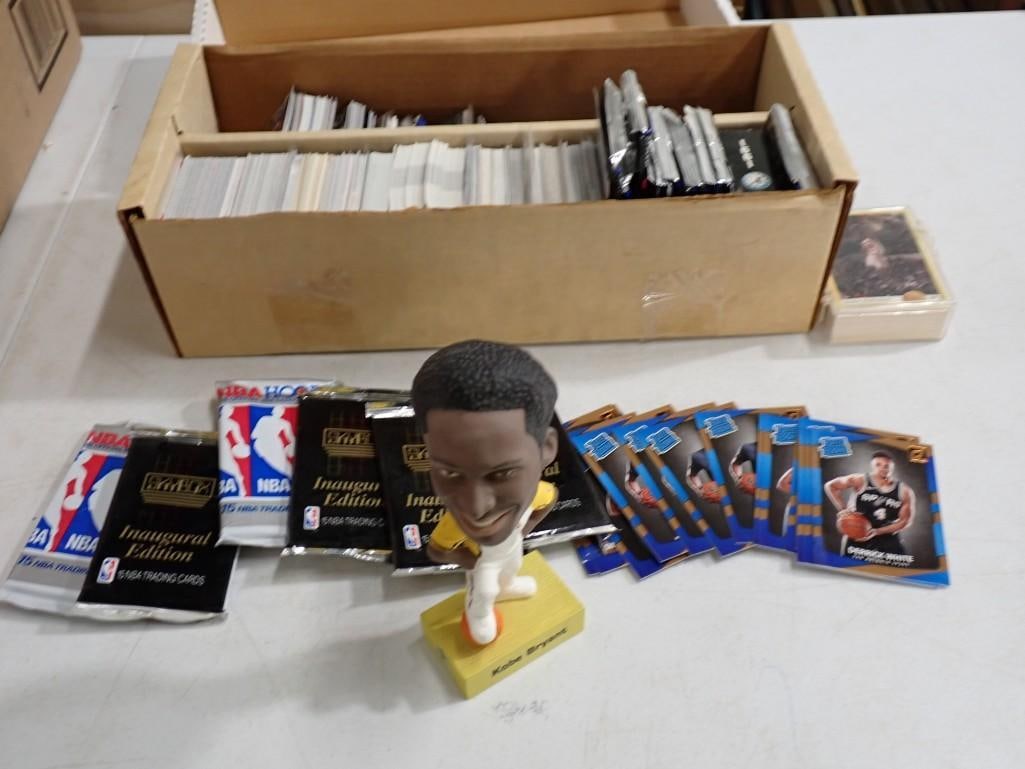 Kobe Bryant Bobblehead, Sealed Skybox, NBA Hoops, Topps, Etc Basketball Cards incl Graded Rookies, (1 of 9)