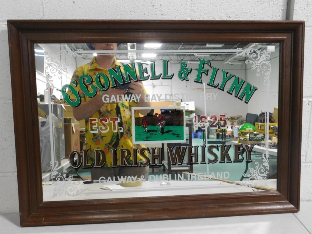 O'Connell & Flynn Whiskey Bar Mirror 22" x 32" (1 of 4)