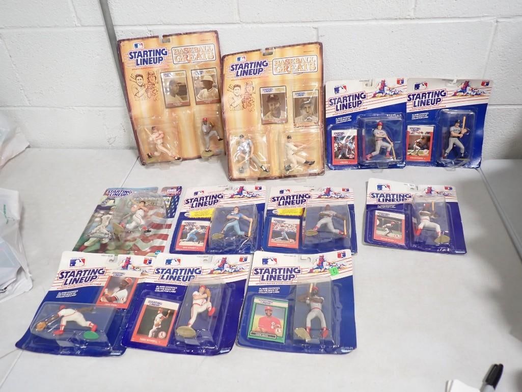 11 Starting Lineup Baseball Collectibles incl Baseball Greats, Cooperstown Collection, (1 of 9)