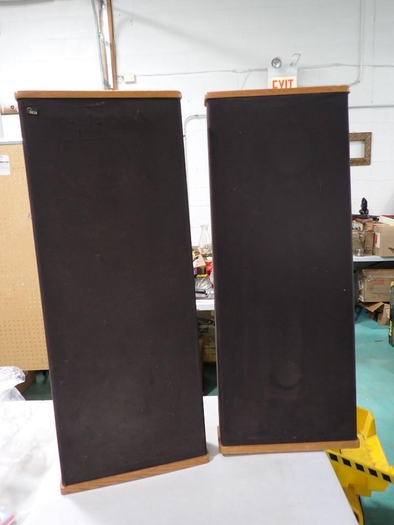Pair of Time Frame TF 350 Speakers: Pair of Time Frame TF 350 Speakers . Approx 38" tall. Condition: untested