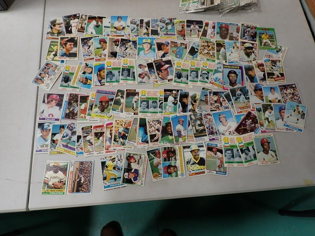 Lot of over 100 Vintage Baseball Cards - Hall of Famers and stars (1 of 15)