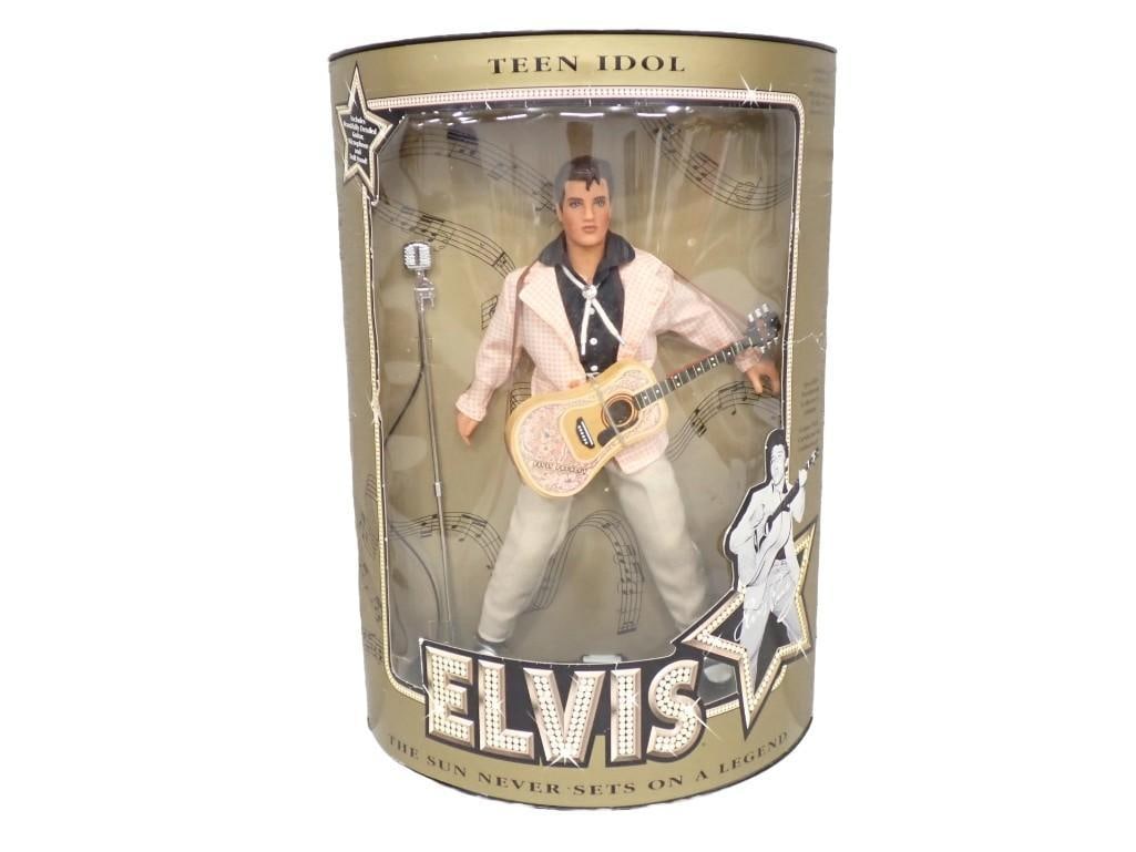Vintage 1993 Teen Idol Elvis Presley Doll New in Box: Vintage 1993 Teen Idol Elvis Presley Doll New in Box, Box has some shelf wear