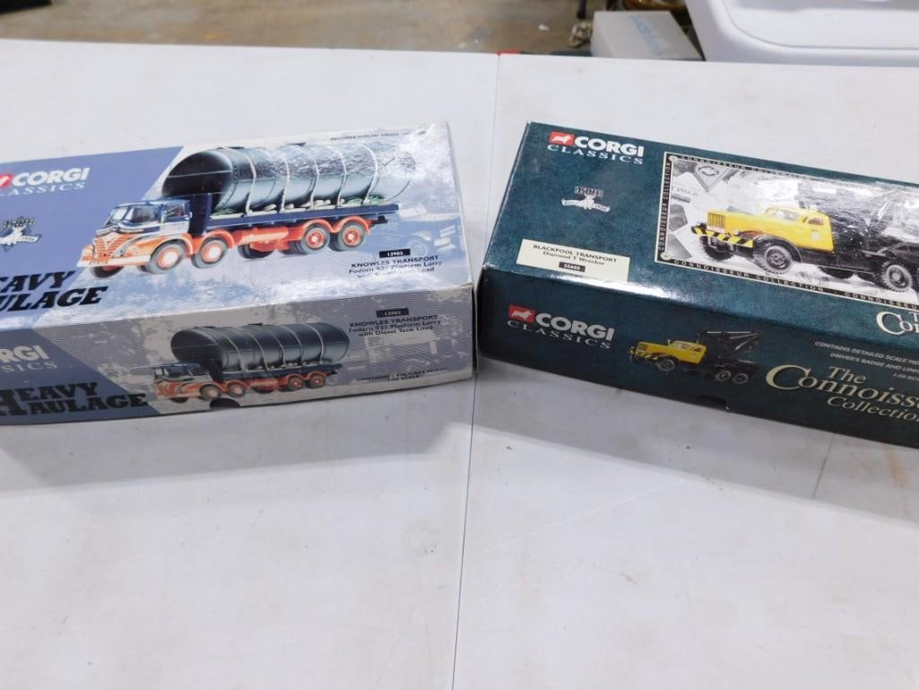 2 Corgi Classics Trucks New in Box incl The Connoisseur Collection 1:30 Scale Tow Truck and (1 of 6)
