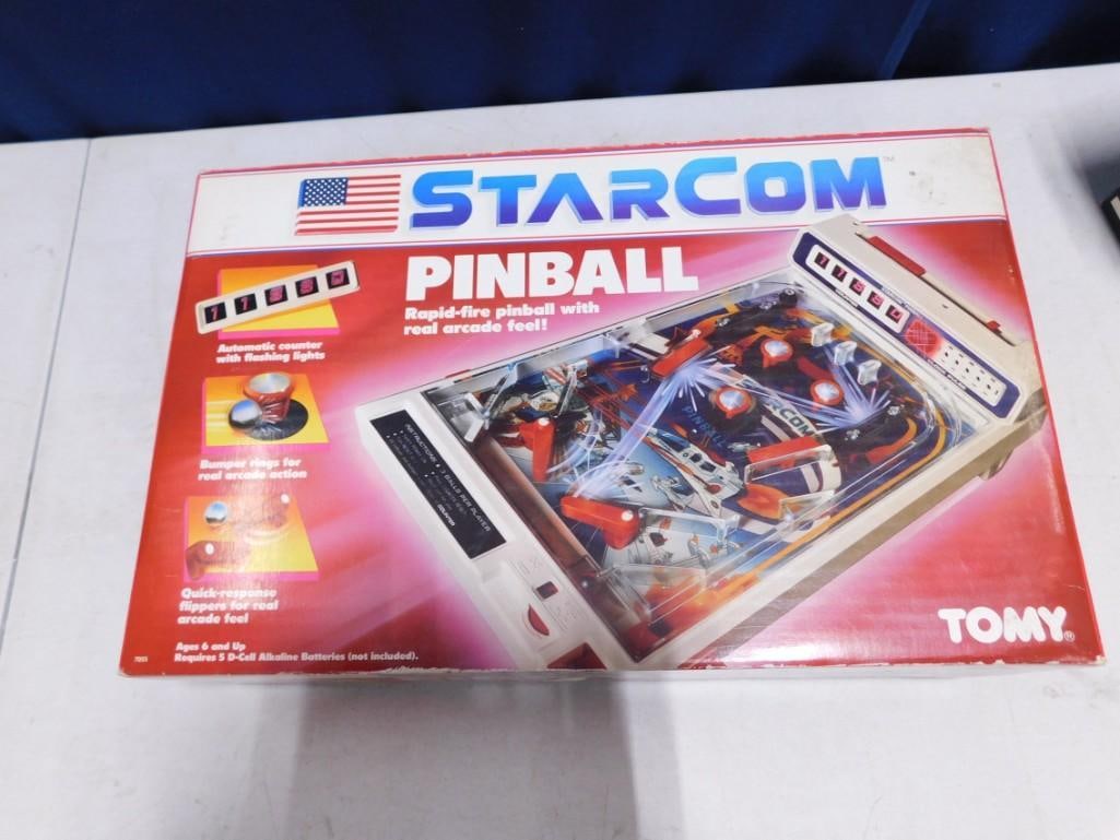 Vintage Tomy Starcom Pinball Game NOS (1 of 4)
