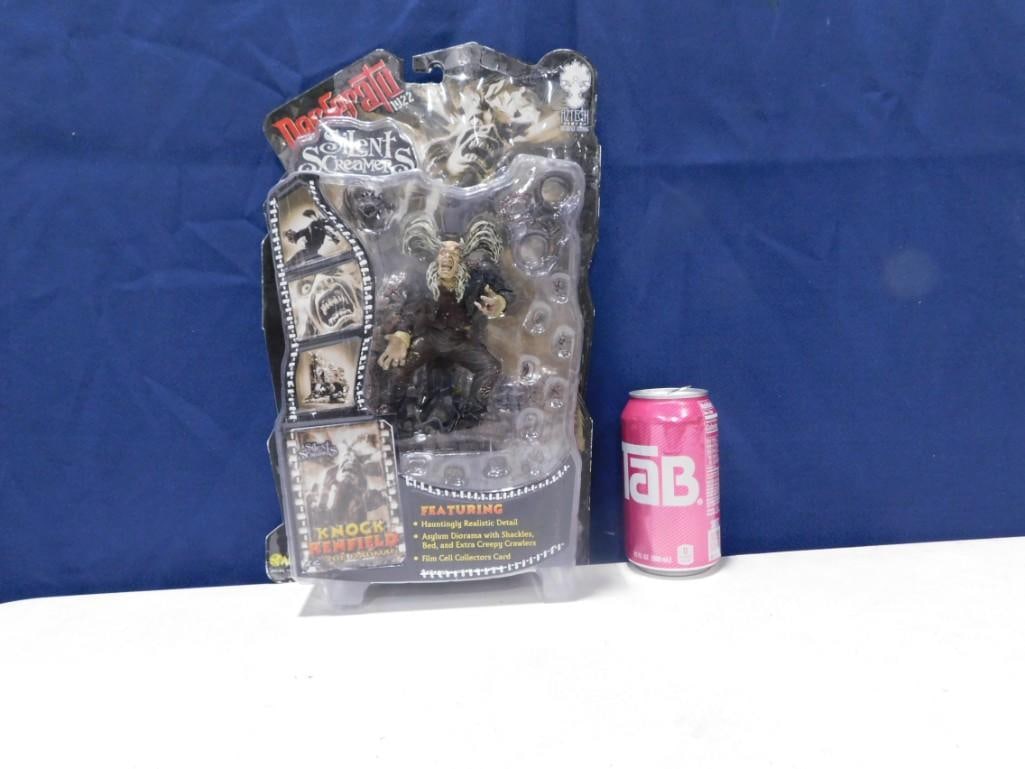 Silent Screamers Series 1 Knock Renfield Nosferatu Action Figure New on Card (1 of 4)