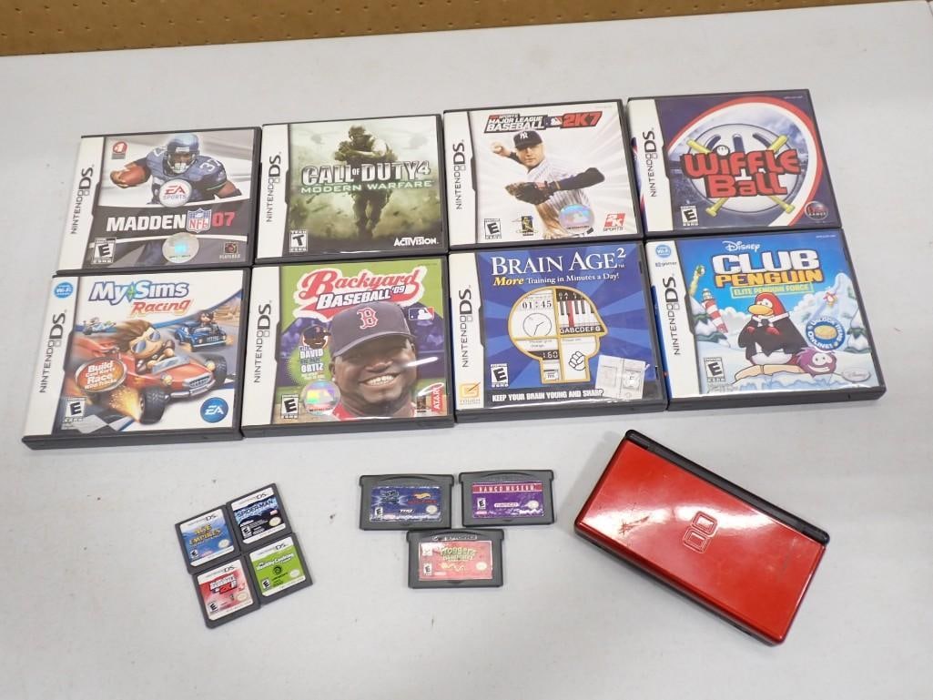 Nintendo DS Lite with Video Games incl Froggers Adventures, Hot Wheels World Race, Namco Museum, (1 of 8)