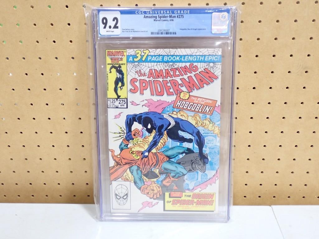 Amazing Spider-Man #275 Marvel Comics 4/86 CGC Graded 9.2 White Pages (1 of 6)