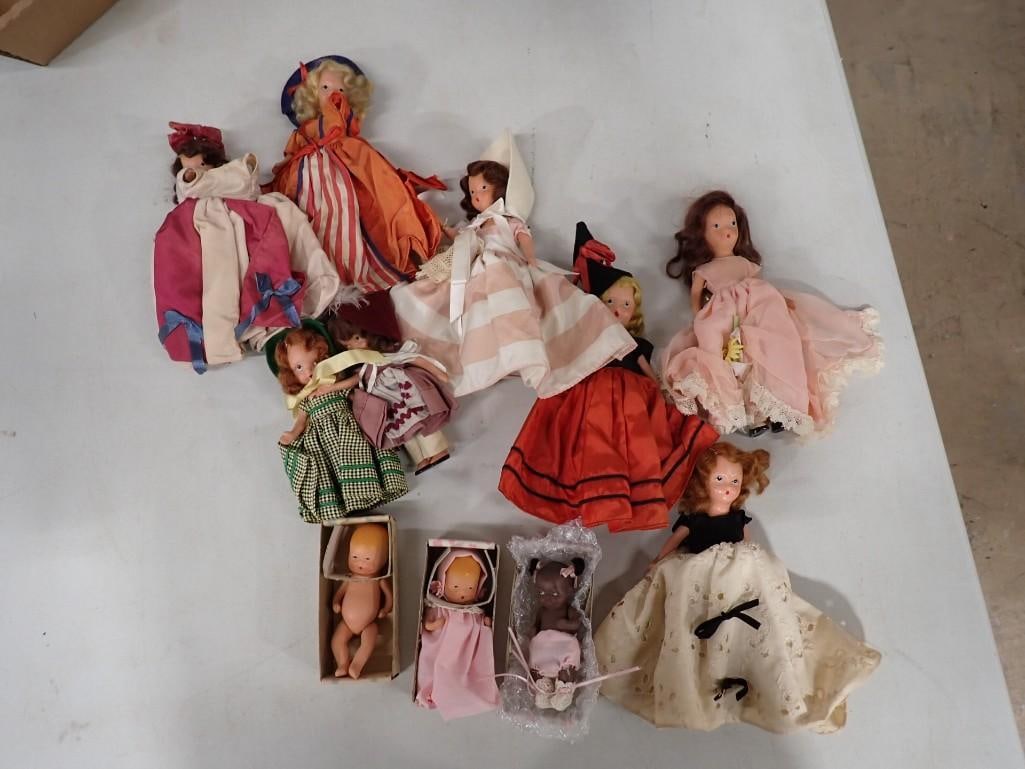 Vintage Small Dolls incl Nancy Ann Storybook Dolls, Kerr & Hinz Doll, African American Baby Doll, et (1 of 5)