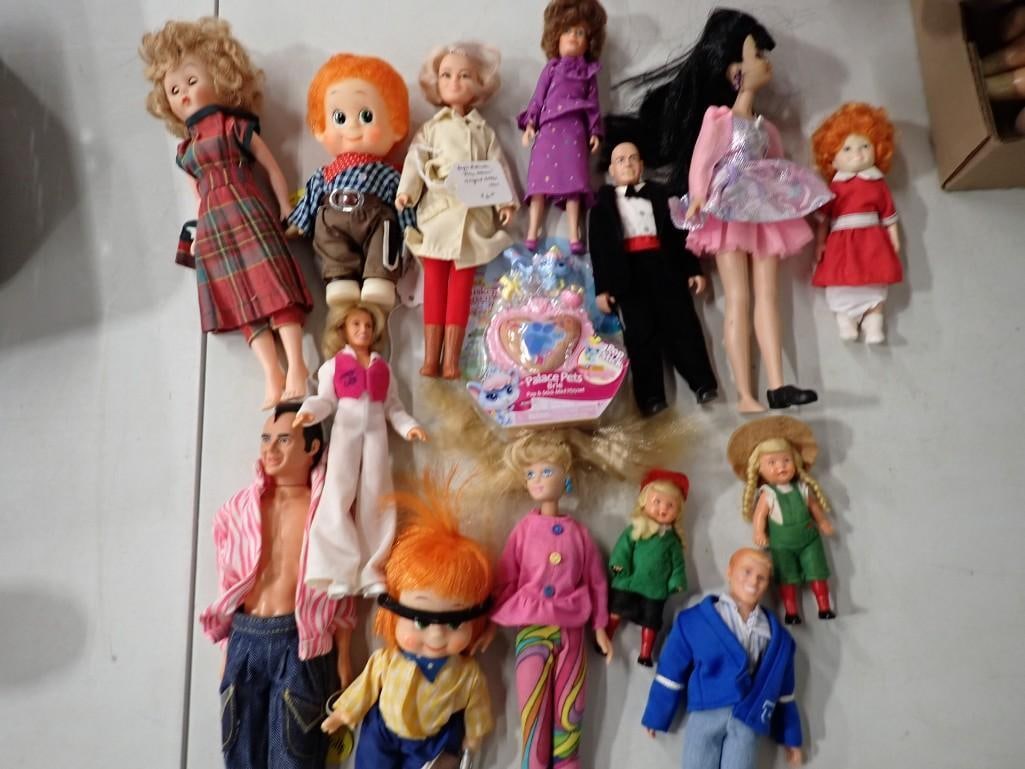 Lot of Dolls incl Squiggy from Laverne & Shirley, The Babysitters Club Stacey, (1 of 6)