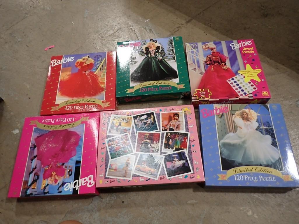 6 Sealed Barbie Doll Puzzles (1 of 9)