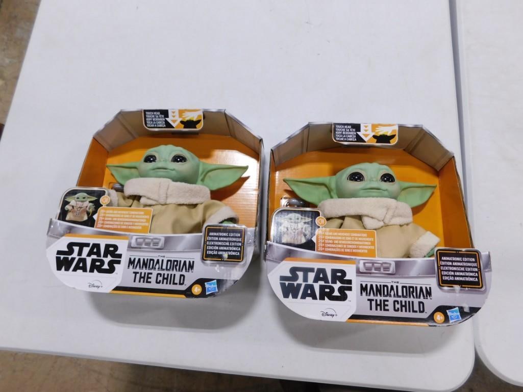 2 Star Wars Mandalorian The Child Baby Yoda Plush Toys New in Box: Lot of 2 Star Wars Mandalorian The Child Baby Yoda Plush Toys New in Box