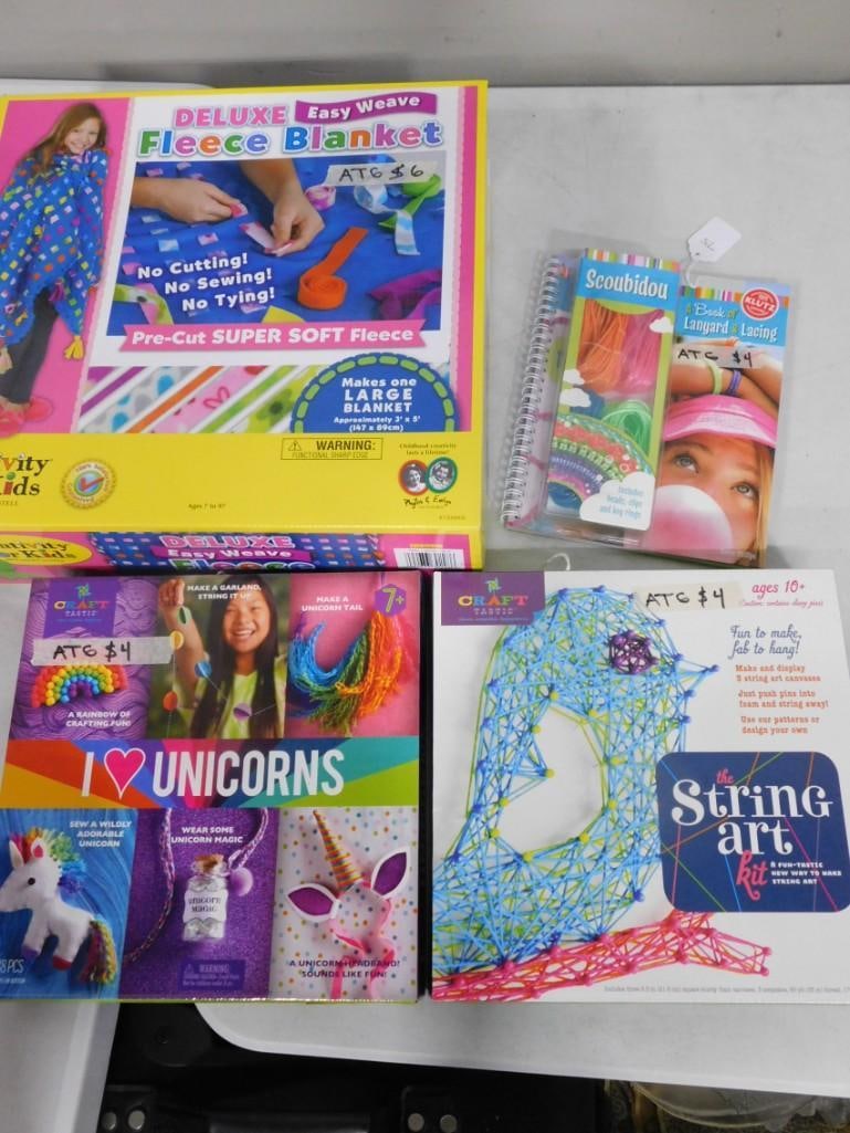 Craft Lot incl String Art, Easy Weave Fleece Blanket, etc (1 of 6)