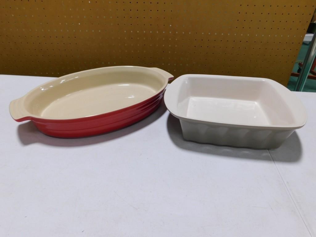 Le Creuset Red Baking Dish and Crofton Square Baking Dish (1 of 5)