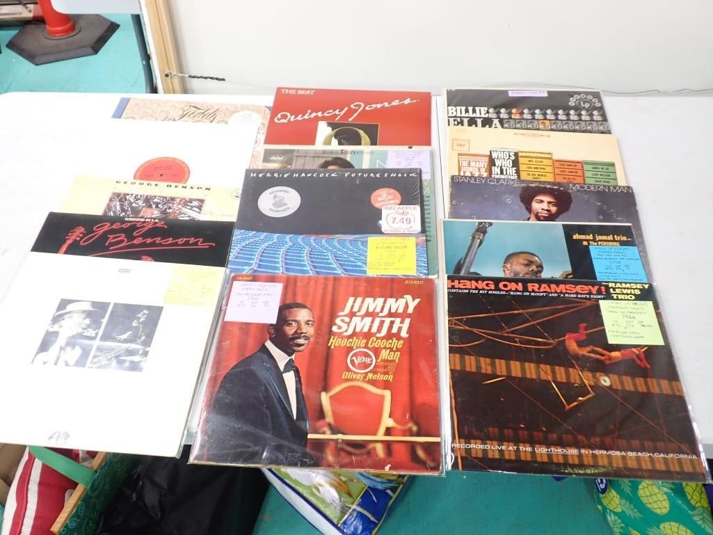 Vinyl Records including Herbie Hancock, Quincy Jones, George Benson, Jimmy Smith, etc.: Vinyl Records including Herbie Hancock, Quincy Jones, George Benson, Jimmy Smith, etc.