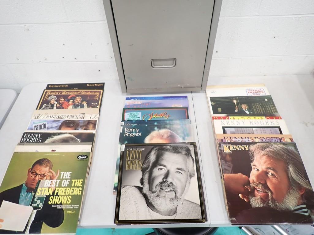 Vinyl Record Albums including Kenny Rogers, Randy Travis, Oak Ridge Boys, Statlers, Stan Freberg, et: Vinyl Record Albums including Kenny Rogers, Randy Travis, Oak Ridge Boys, Statlers, Stan Freberg, etc