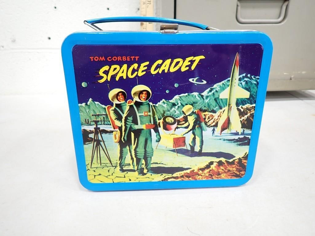 Tom Corbett Space Cadet Lunch Box and 1950's Rex Mars Planet Patrol Cut Out (1 of 7)