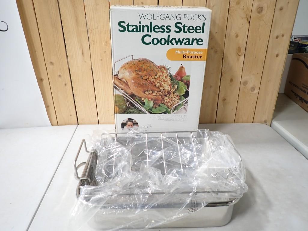 Wolfgang Puck Stainless Steel Multi-Purpose Roaster (1 of 5)