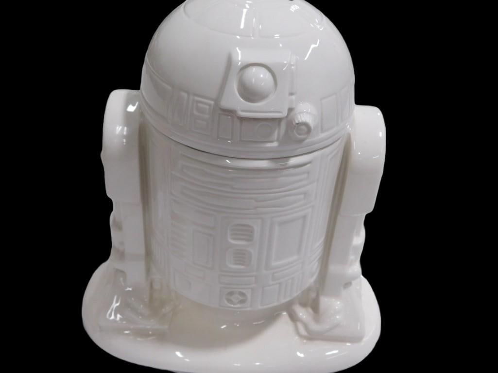 Star Wars R2D2 Ceramic Coin Bank White (1 of 4)