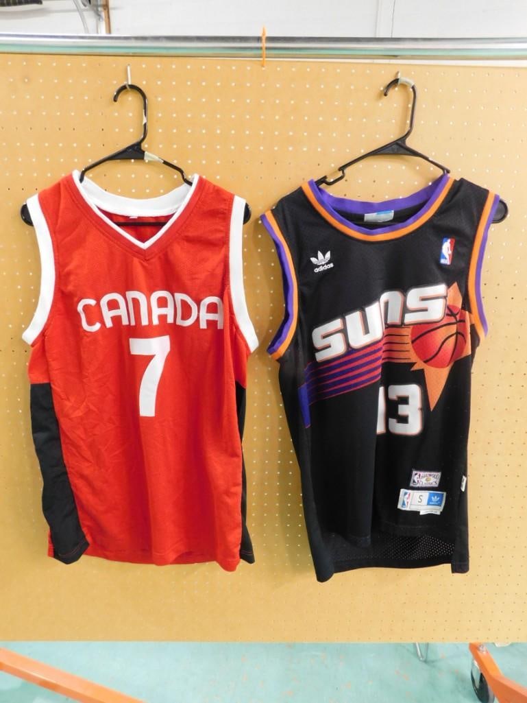 Pair of Steve Nash Basketball Jerseys including Phoenix Suns and Team Canada (1 of 4)