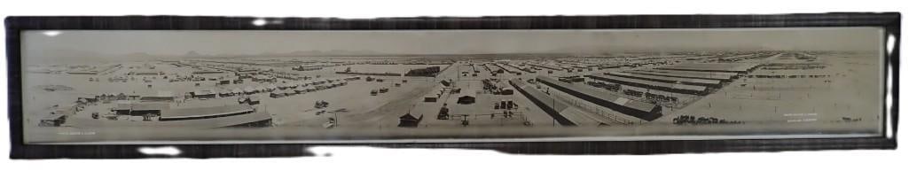 Vintage or Antique Framed Panoramic Photo of Camp Harry J Jones Douglas Arizona (1 of 8)