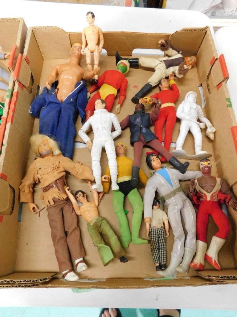 Action Figure Lot including Planet of the Apes, Aqua Man, Mego Figures 1970's, etc. (1 of 5)