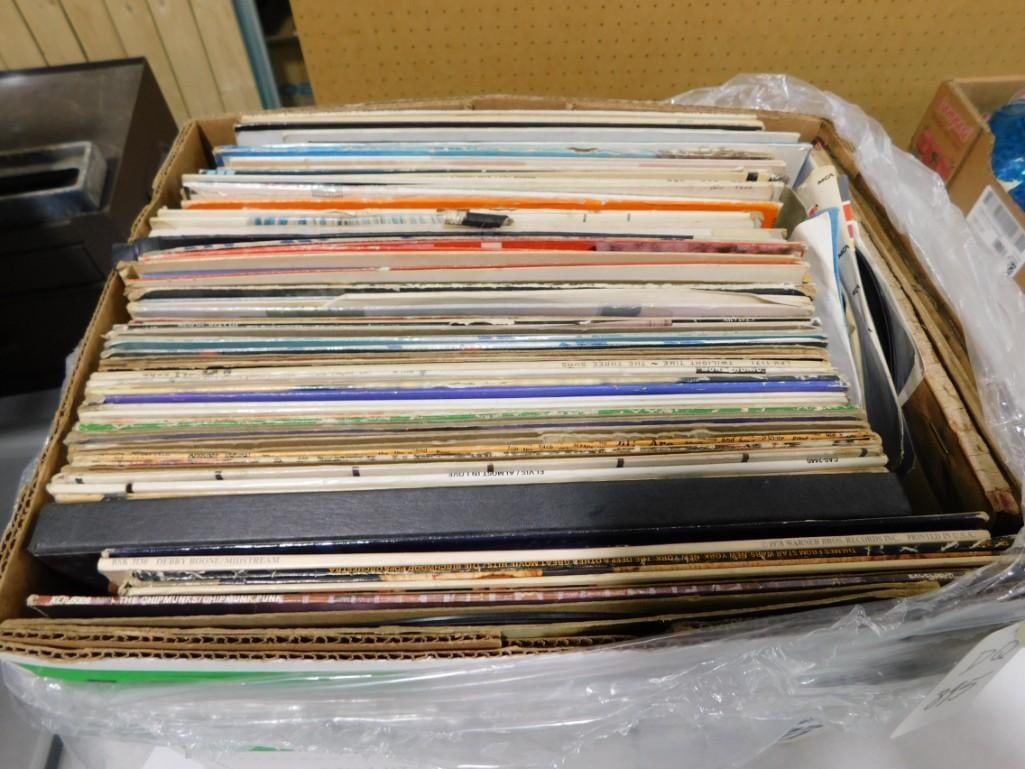 Vinyl Record Lot including 45's and LPs - Culture Club, Elvis, Neil Diamond, Cinderella, etc. (1 of 10)