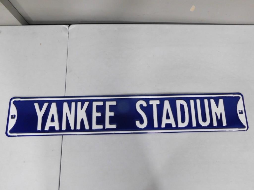Yankee Stadium Metal Sign - Official MLB and Yankees Monopoly Game (1 of 11)