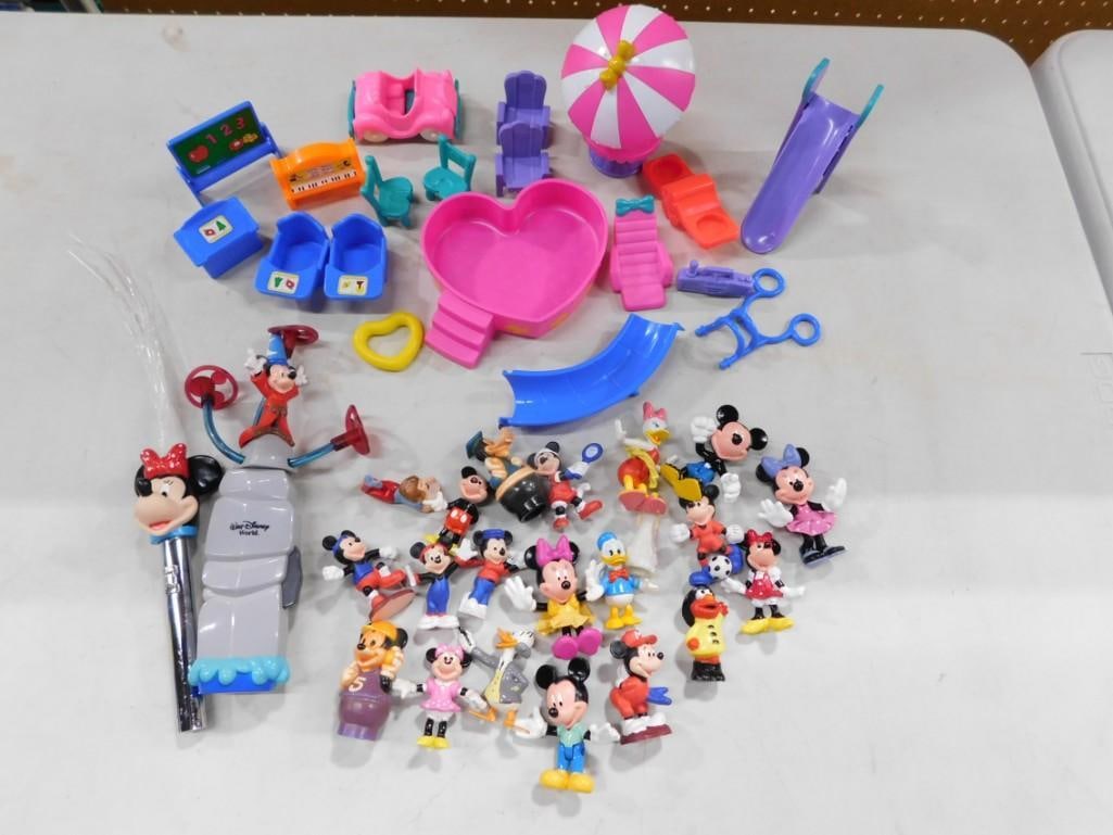 Toy Lot including Many Mickey Mouse and Walt Disney Figurines, Accessories, etc. (1 of 6)