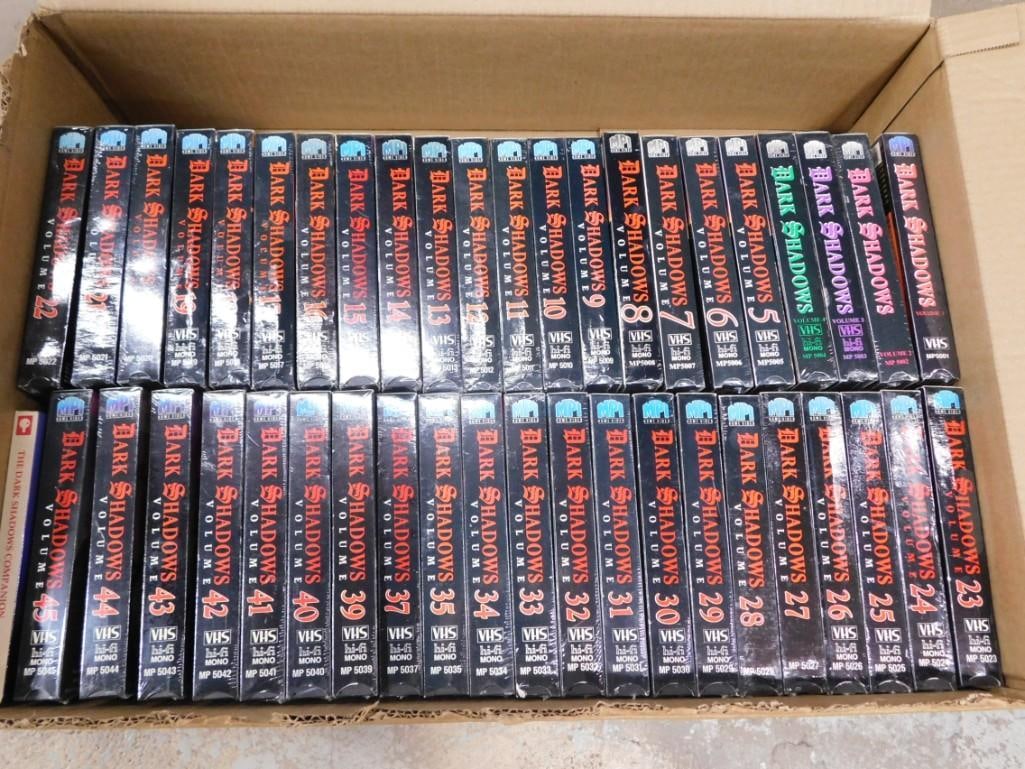 43 Vtg 1989 Dark Shadows VHS Tapes Set New & Sealed (1 of 5)