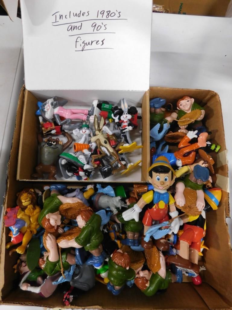 Small Toys and Figures incl Disney, Warner Bros, Etc.  Includes 1980s and 90's Figures (1 of 9)