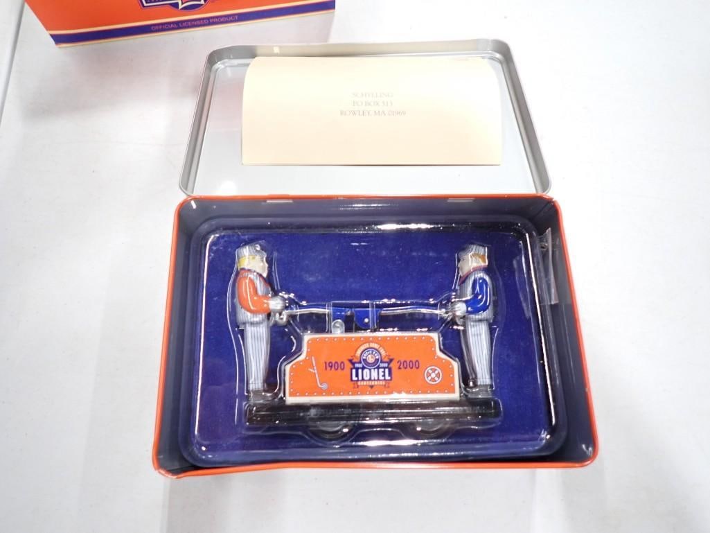Lionel Trains Hand Car Centennial Edition 1900-2000 in Metal Tin (1 of 5)