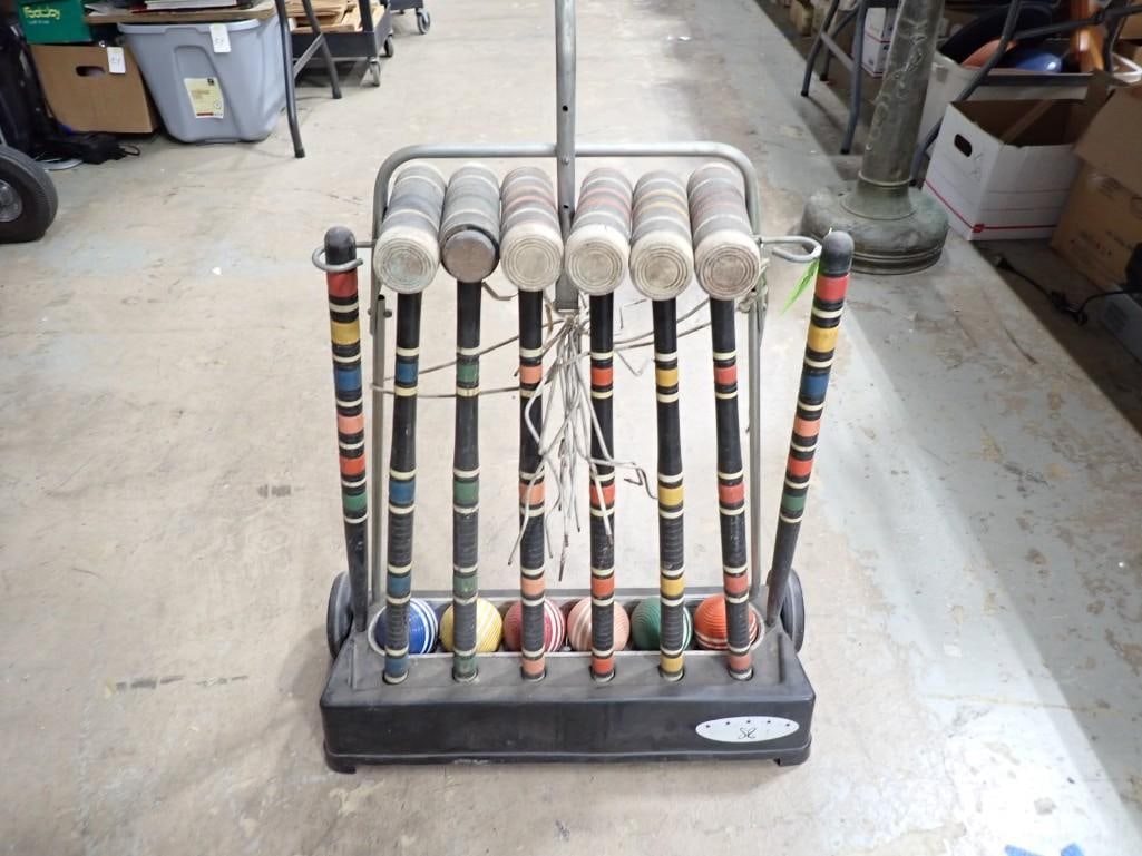 Vintage Croquet Set: Vintage Croquet Set